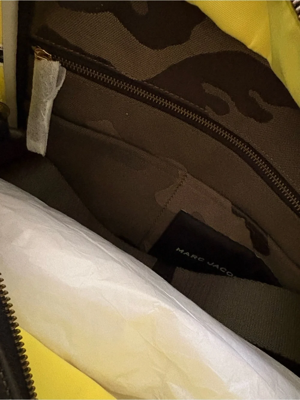 Marc Jacobs Camouflage Canvas Tote Bag in Green and Brown 12x8 tote Never used